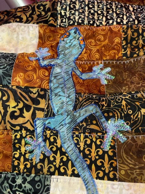 Island Sunflowers Fabric Collage and Table&nbsp;Runner